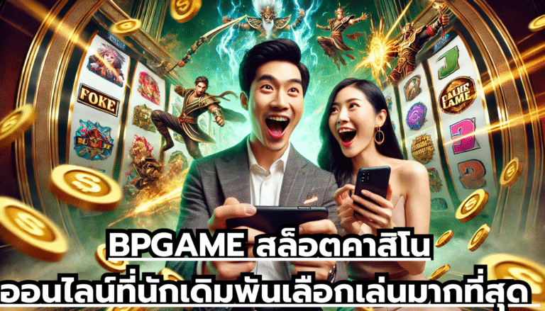 BPGAME สล็อตคาสิโนออนไลน์ที่นักเดิมพันเลือกเล่นมากที่สุด