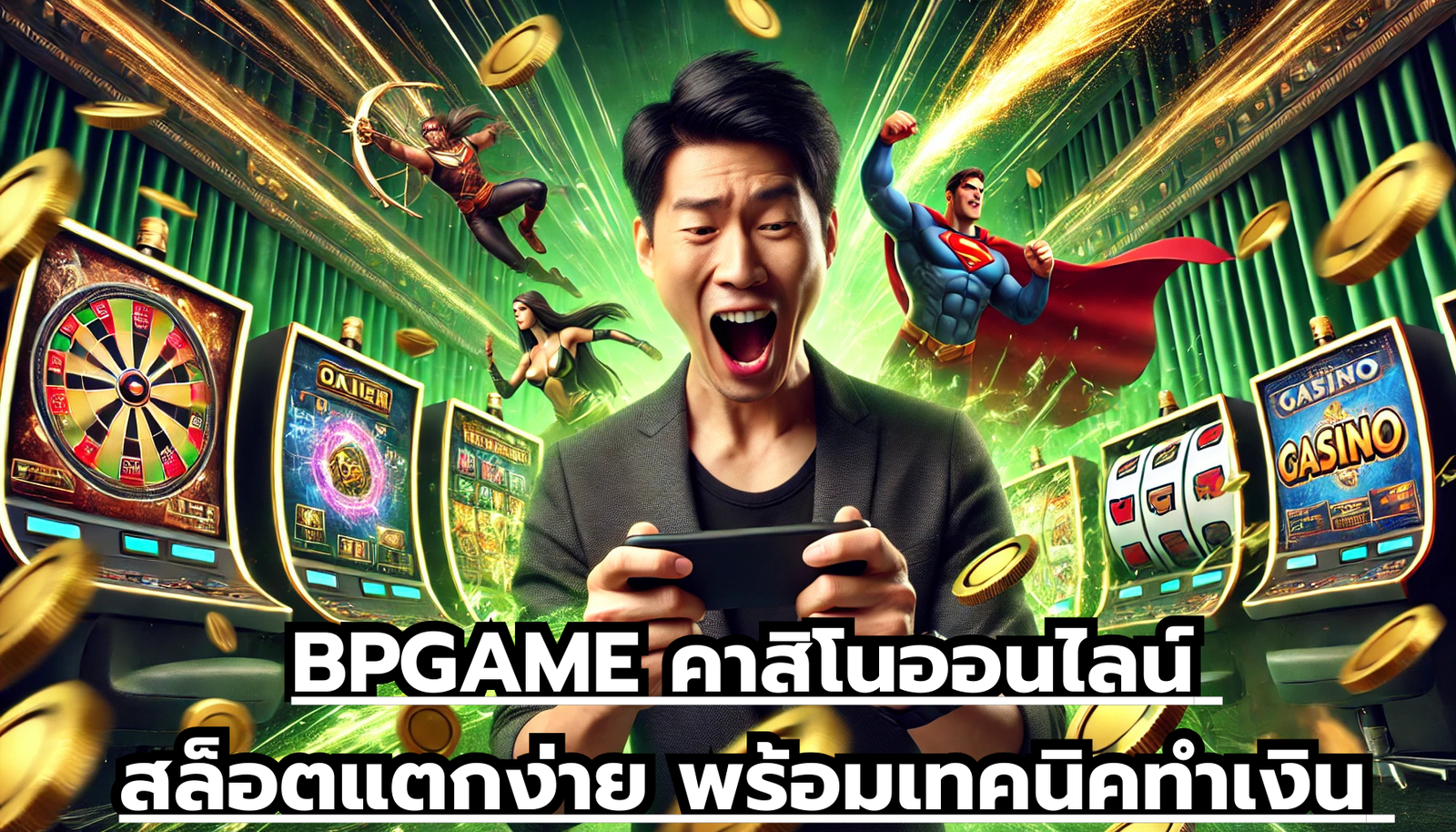 BPGAME คาสิโนออนไลน์ สล็อตแตกง่าย พร้อมเทคนิคทำเงิน