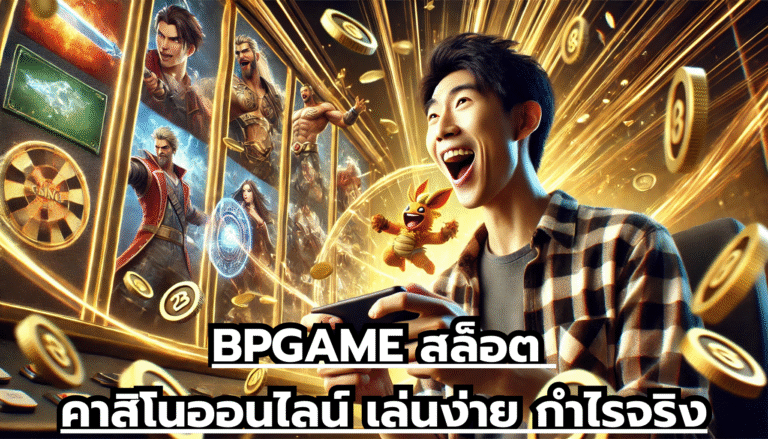 BPGAME สล็อต คาสิโนออนไลน์ เล่นง่าย กำไรจริง