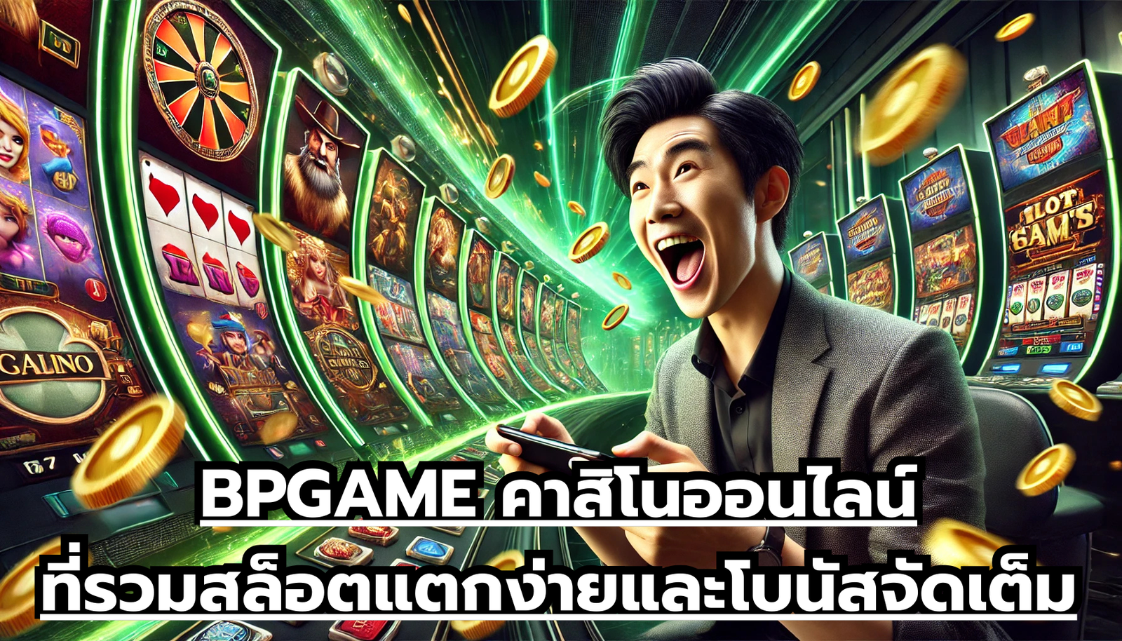 BPGAME คาสิโนออนไลน์ที่รวมสล็อตแตกง่ายและโบนัสจัดเต็ม