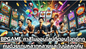 BPGAME คาสิโนออนไลน์ที่ตอบโจทย์ทุกคนด้วยเกมหลากหลายและโบนัสสุดคุ้ม